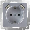 Розетка WL06-SKGS-USBx2-IP20 / a033474 21век
