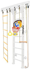 Детский спортивный комплекс Wooden Ladder Wall Basketball Shield 21век