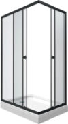 Душевой уголок Вента-Блэк А1 100x80 21век