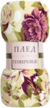 Плед Absolute Гобеленовые цветы Фланель 180x200 / 64212 21век