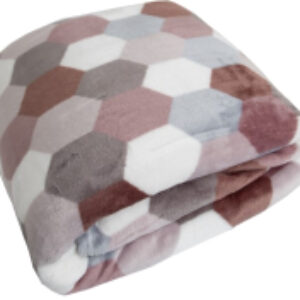 Плед Absolute Flannel Мозаика-соты 150x200 / 44105 21век