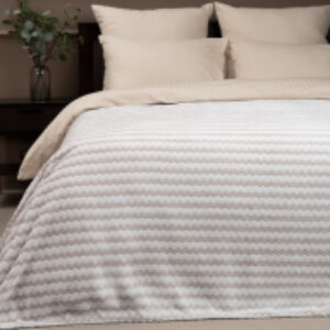 Плед Absolute Зигзаг двухцветный Flannel 200x220 / 92575 21век