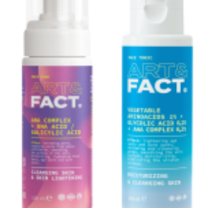 Набор косметики для лица AHA + BHA Complex + Vegetable Aminoacids Тоник+Пенка д/умывания 21век