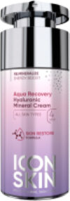 Крем для лица Aqua Recovery увлажняющий минеральный с гиалуроновой кислотой 21век
