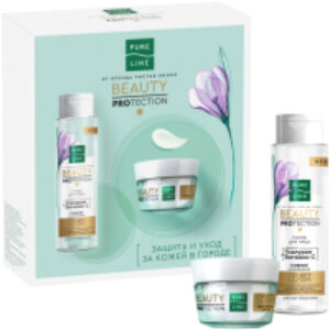 Набор косметики для лица Beauty Protection 2023 Крем-флюид 45мл+Тонер 190мл 21век