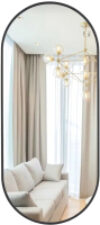 Зеркало Color Oval 52x118 / COLOR.52.118.CHE 21век