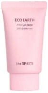 Крем солнцезащитный Eco Earth Pink Sun Base SPF50+ PA++++ 21век