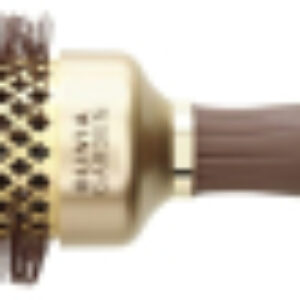 Расческа Термобрашинг Expert Blowout Shine Wavy Bristles Gold&Brown 21век