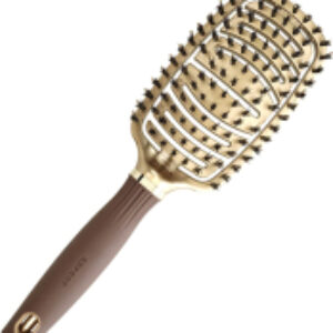Расческа Expert Care Flex Boar&Nylon Bristles Gold&Brown 21век
