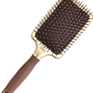 Расческа Expert Care Rectangular Nylon Bristle Gold&Brown L 21век