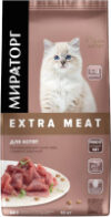 Сухой корм для кошек Extra Meat для котят c нежной телятиной / 1010026848 21век
