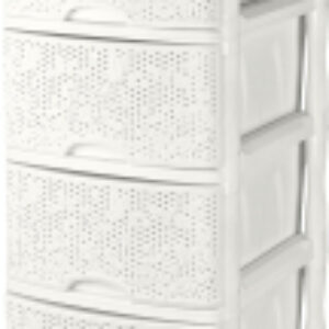 Комод пластиковый Fiori четырехсекционный / KL377112048 21век