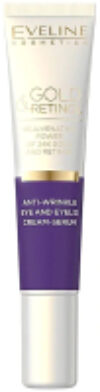 Крем для век Gold&Retinol Сыворотка против морщин 21век
