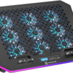 Подставка для ноутбука LCS-05 RGB с активным охлаждением 21век