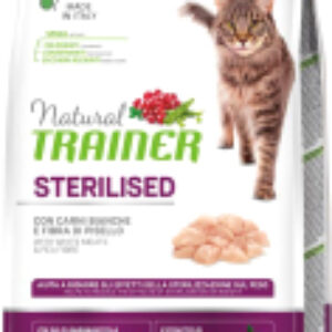 Сухой корм для кошек Natural Sterilised Adult со свежим белым мясом 21век