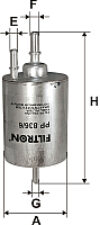 Топливный фильтр PP836/6 21век