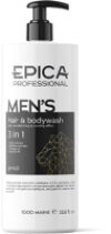 Шампунь-гель для душа Professional Men's Универсальный 3в1 21век