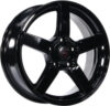 Литой диск R-02 17x7" 5x112мм DIA 57.1мм ET 40мм Black 21век