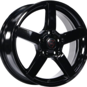 Литой диск R-02 17x7" 5x112мм DIA 57.1мм ET 40мм Black 21век