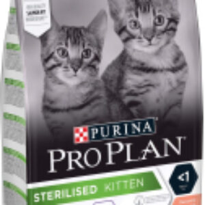 Сухой корм для кошек Sterilised Kitten с лососем 21век