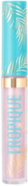 Блеск для губ Tropique Gloss 06 нежно-лиловый разноцветными сияющими частицами 21век