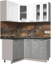 Готовая кухня Мила Пластик 1.2x1.5 21век