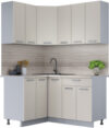 Готовая кухня Мила Лайт 1.2x1.5 21век