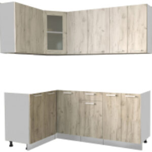 Готовая кухня Мила 12x20 без столешницы 21век
