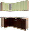 Готовая кухня Мила 12x20 21век