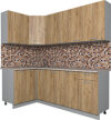 Готовая кухня Мила Лайт 1.2x2.1 21век