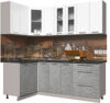 Готовая кухня Мила Пластик 1.2x2.1 21век