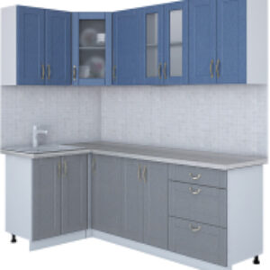Готовая кухня Мила Крафт 1.2x2.2 21век
