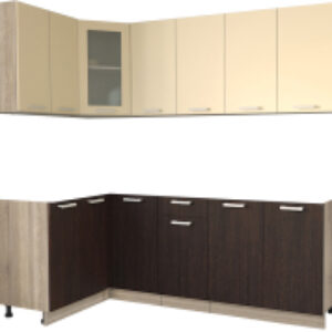 Готовая кухня Мила 12x22 без столешницы 21век