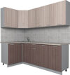 Готовая кухня Мила Лайт 1.2x2.2 21век