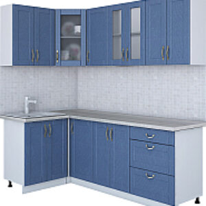 Готовая кухня Мила Крафт 1.2x2.2 21век