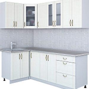 Готовая кухня Мила Крафт 1.2x2.2 21век