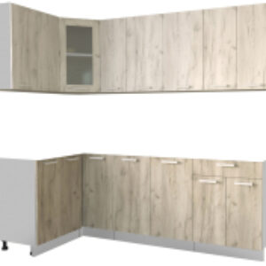 Готовая кухня Мила 12x23 без столешницы 21век