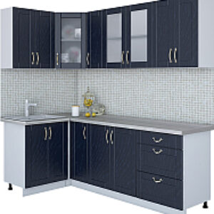 Готовая кухня Мила Крафт 1.2x2.3 21век