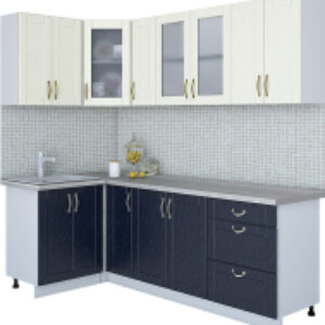 Готовая кухня Мила Крафт 1.2x2.3 21век