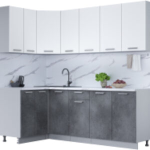 Готовая кухня Мила Лайт 1.2x2.3 21век