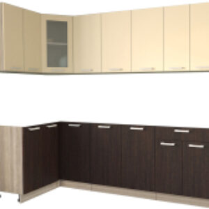 Готовая кухня Мила 12x24 без столешницы 21век