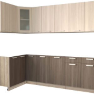 Готовая кухня Мила 12x25 без столешницы 21век
