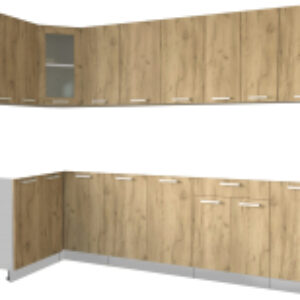 Готовая кухня Мила 12x28 без столешницы 21век