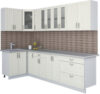 Готовая кухня Мила Крафт 1.2x2.9 21век