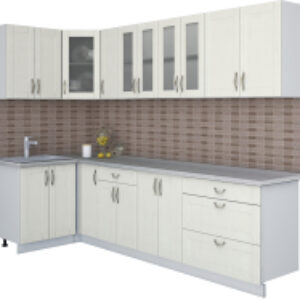 Готовая кухня Мила Крафт 1.2x2.9 21век