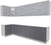 Готовая кухня Мила 12x30 без столешницы 21век