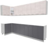 Готовая кухня Мила 12x30 без столешницы 21век