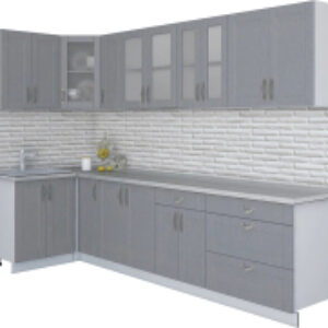 Готовая кухня Мила Крафт 1.2x3.1 21век