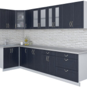 Готовая кухня Мила Крафт 1.2x3.2 21век