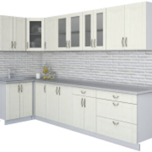 Готовая кухня Мила Крафт 1.2x3.2 21век